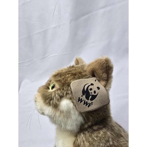 World Wildlife Fund WWF Plush Wildcat  Realistic Looking Stuffed Animal Toy - Picture 5 of 13